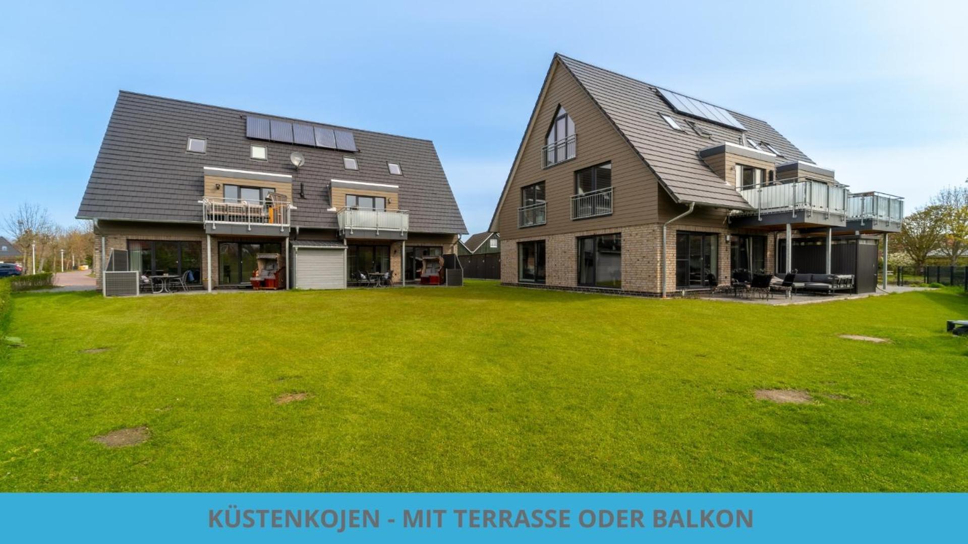 Kuestenkojen Mit 4 Ferienwohnungen Fuer 1 Bis 8 Pers Mit Diversen Schlafzimmern, Garten Oder Balkon Büsum Εξωτερικό φωτογραφία